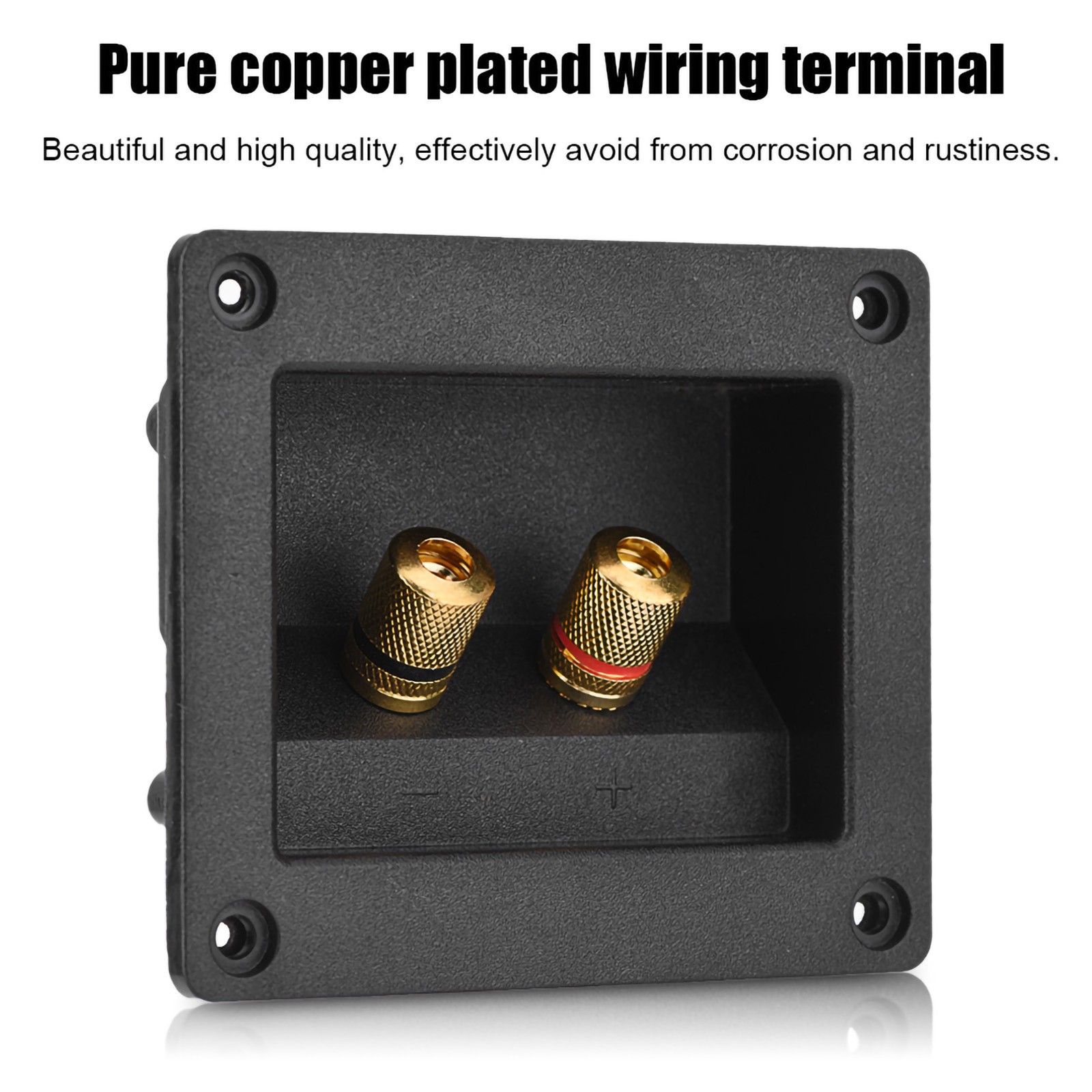 Acoustic Component For Speaker Copper Binding Post Terminal Cable Connector Box