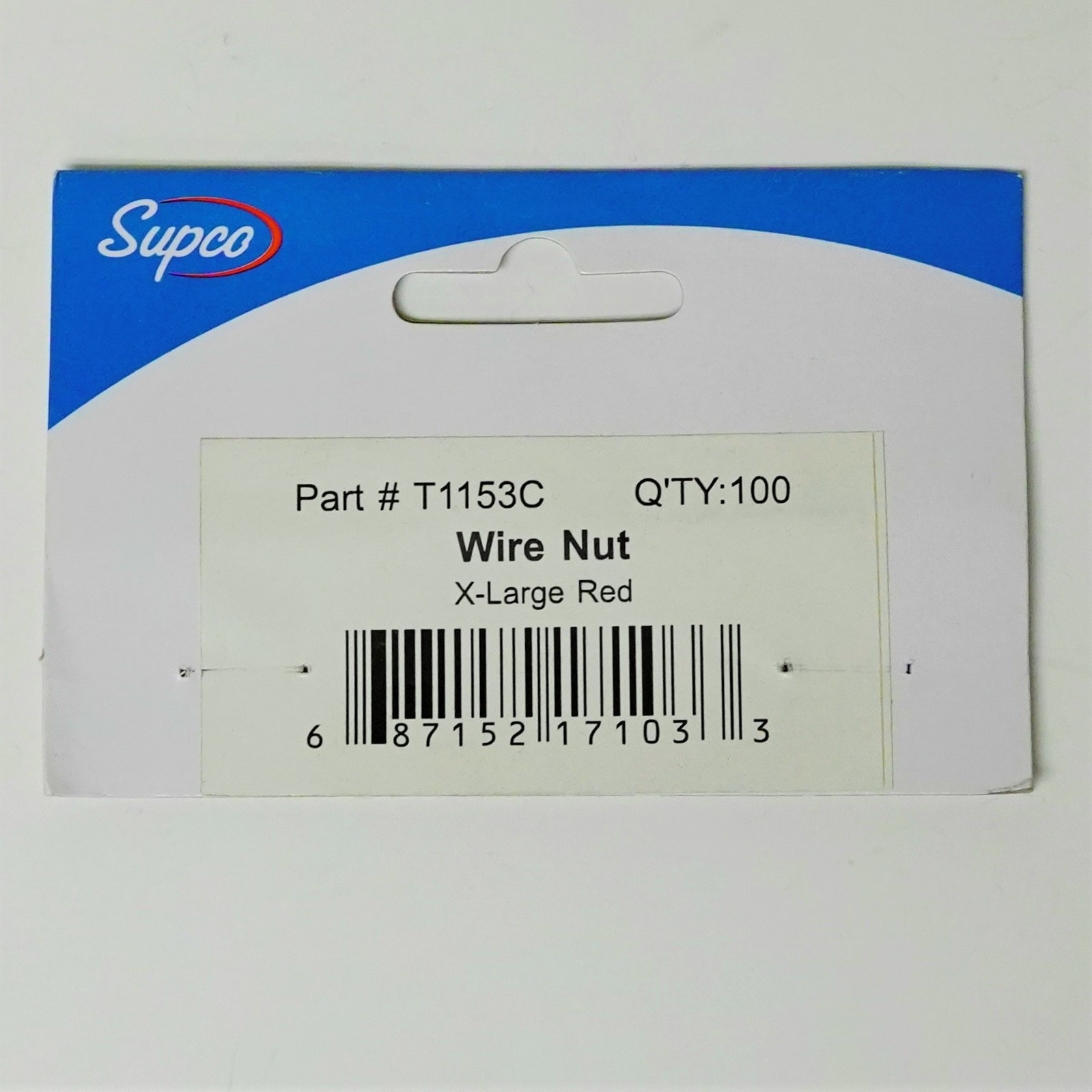 Supco T1153C Twist On Wire Connector Red w/ Spring Pack of 100