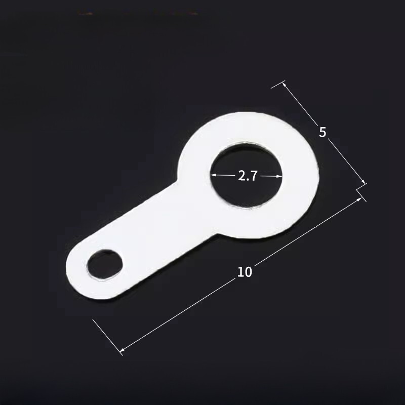 2000pcs 2.7mm Single head solder joint Circular welding terminal