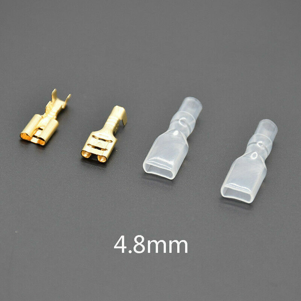 Male Female Spade Crimp Terminals Electrical Wire Connectors/Plier 2.8-6.3mm