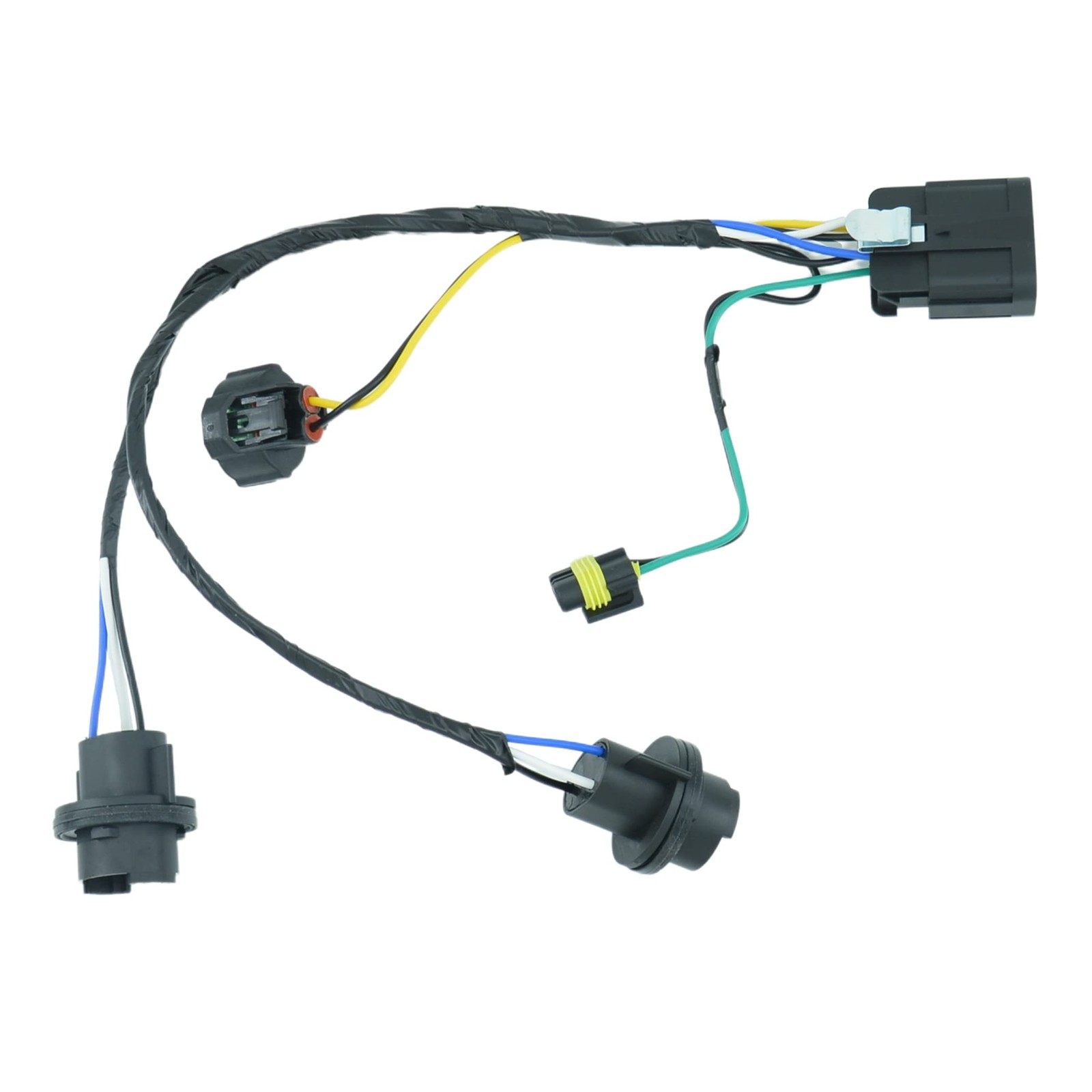 Headlight Wiring Harness For 08-14 Chevrolet Silverado 1500 2500HD 3500HD, 2 Pcs