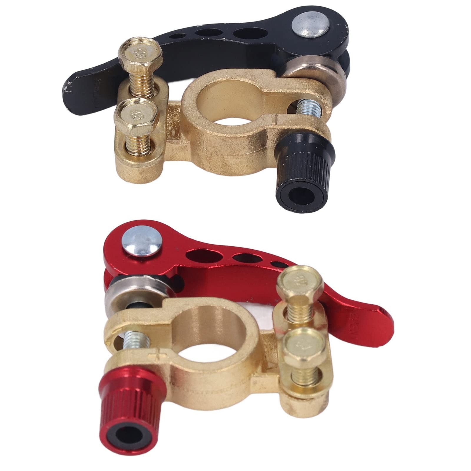 Car Battery Terminal Connector, 2PCS Batteries Clamps Quick Disconnect and Re…