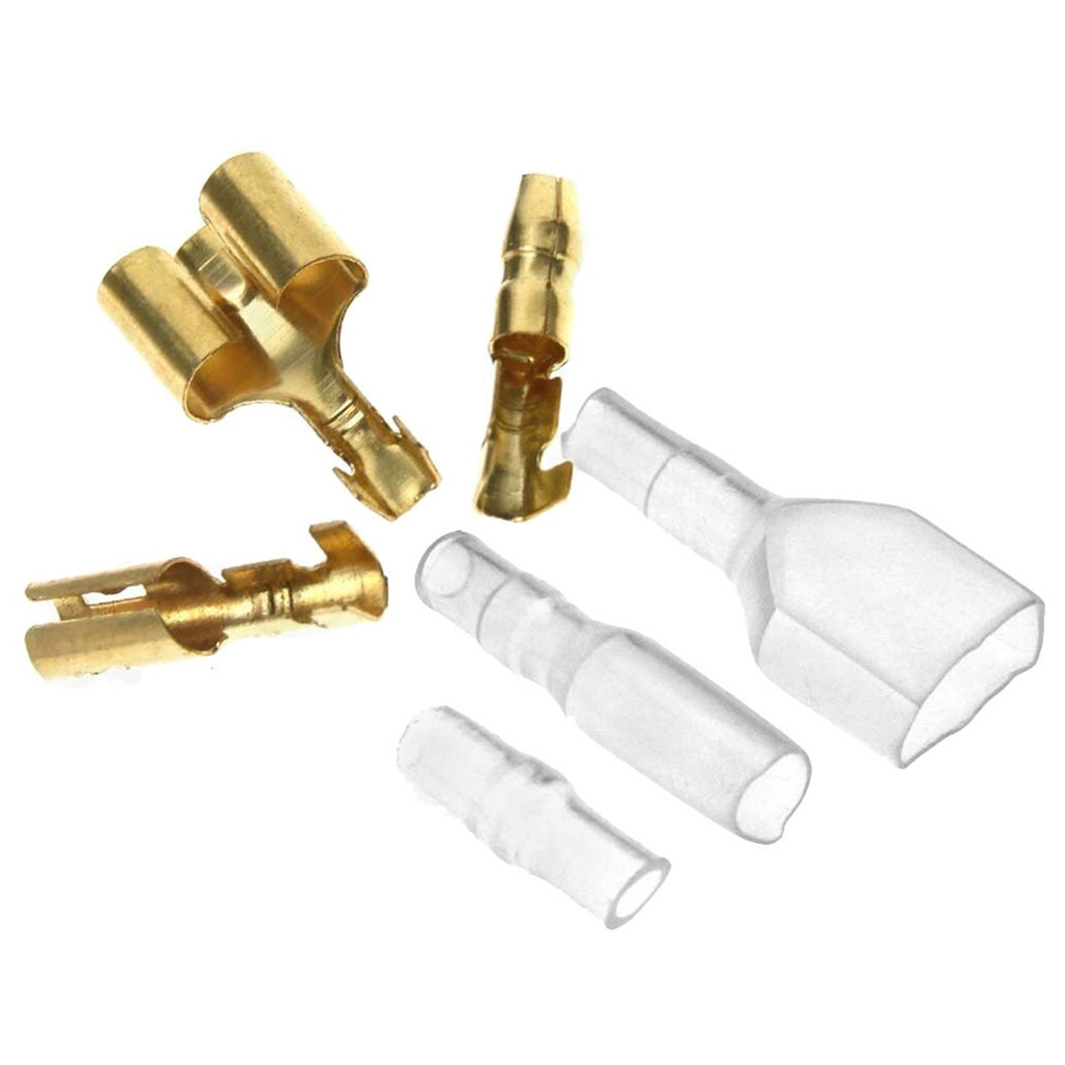 140/700PCS 3.9mm Warhead Wire Connectors Female Male Bullet Electrical Terminals