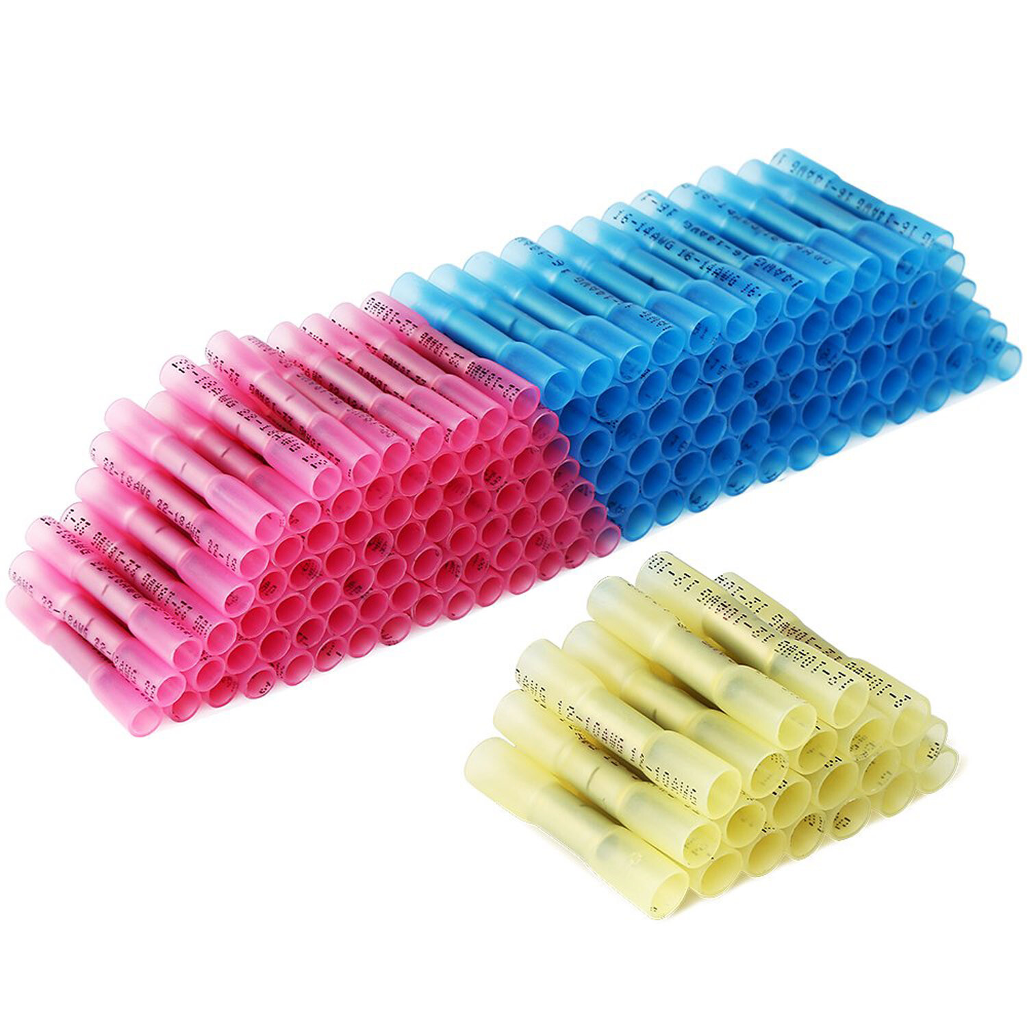 800/100x Waterproof Heat Shrink Butt Wire Splice Crimp Connectors Terminals Kit