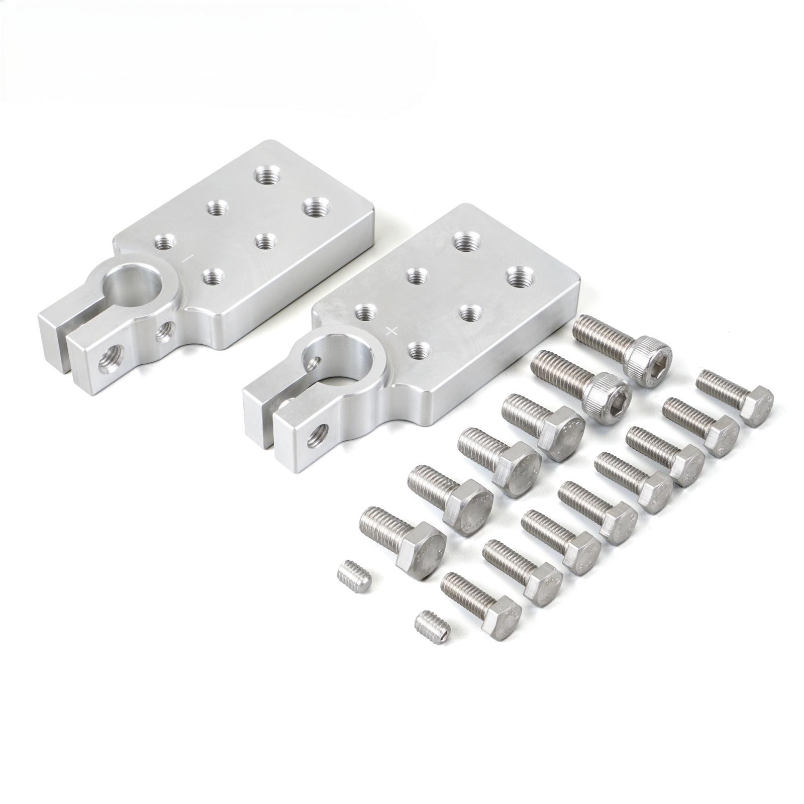 BEVINSEE Car Audio 6 Spot Battery Terminal For Standard SAE Post Style Batteries
