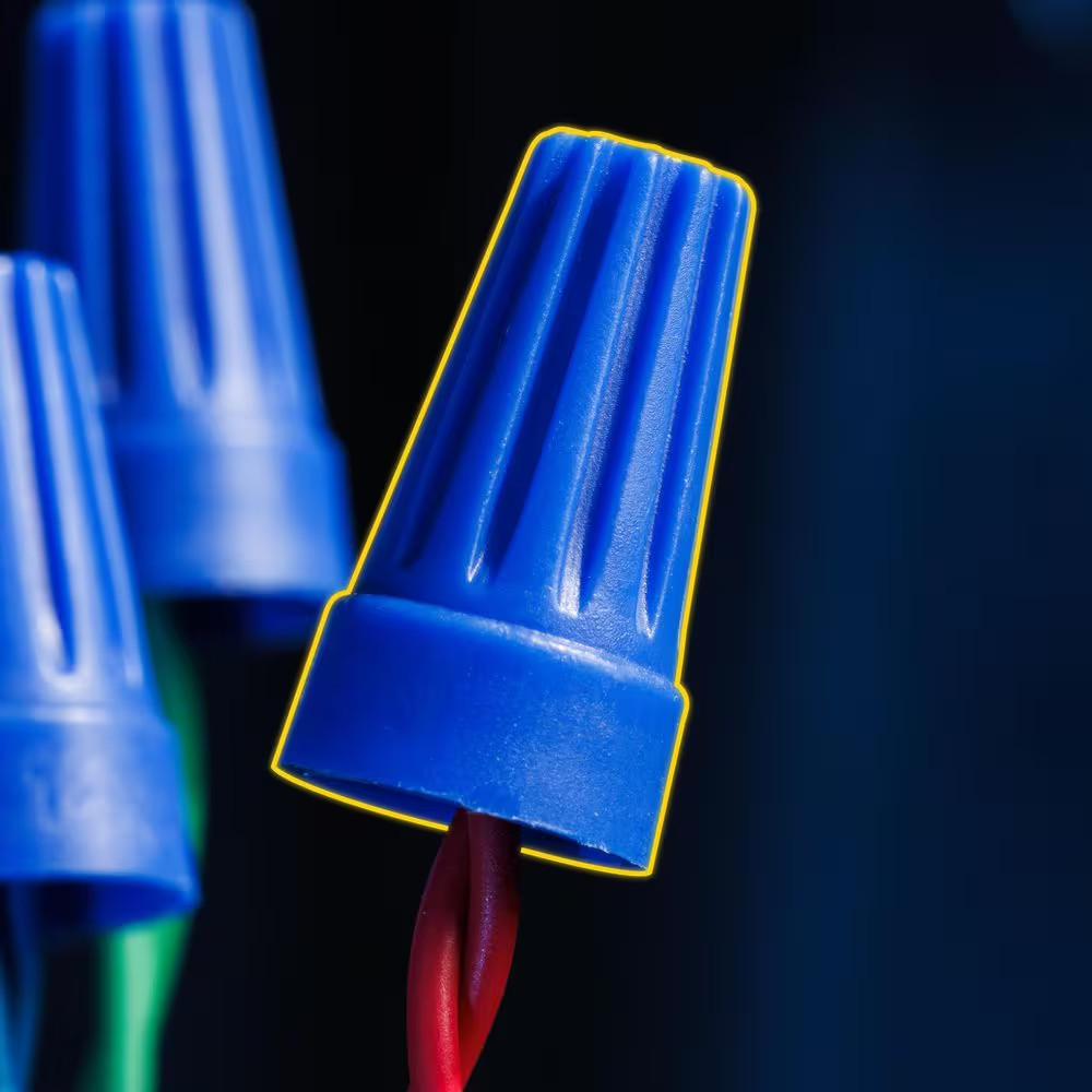 Wiretwist Blue, Orange, Yellow, Red Assorted Colors Wire Connectors (300-Count J