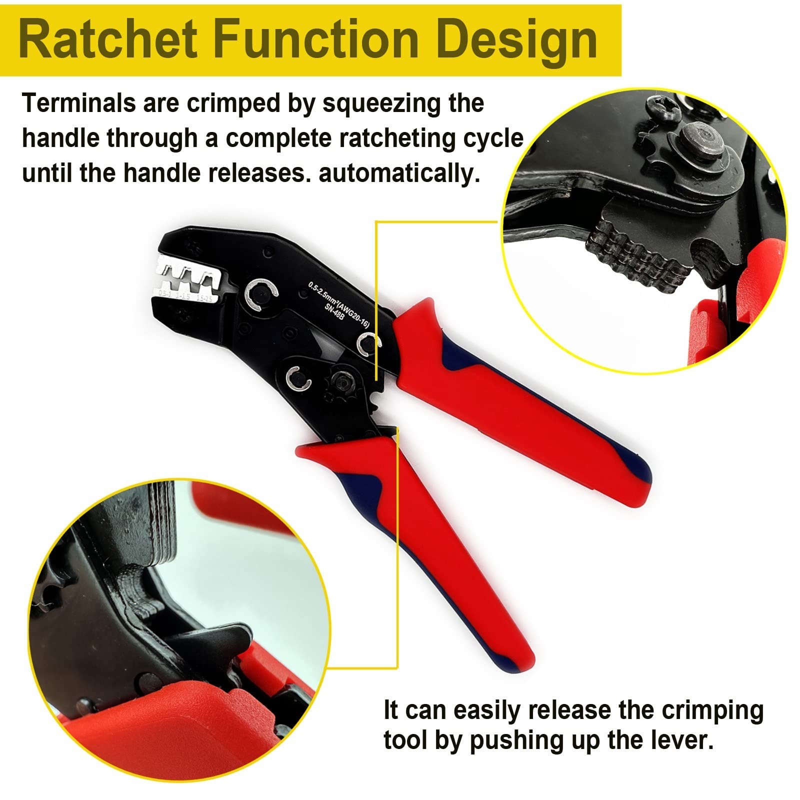 800pcs Waterproof Automotive Wire Connectors Kit with Crimper, 22-16 AWG, Male/F
