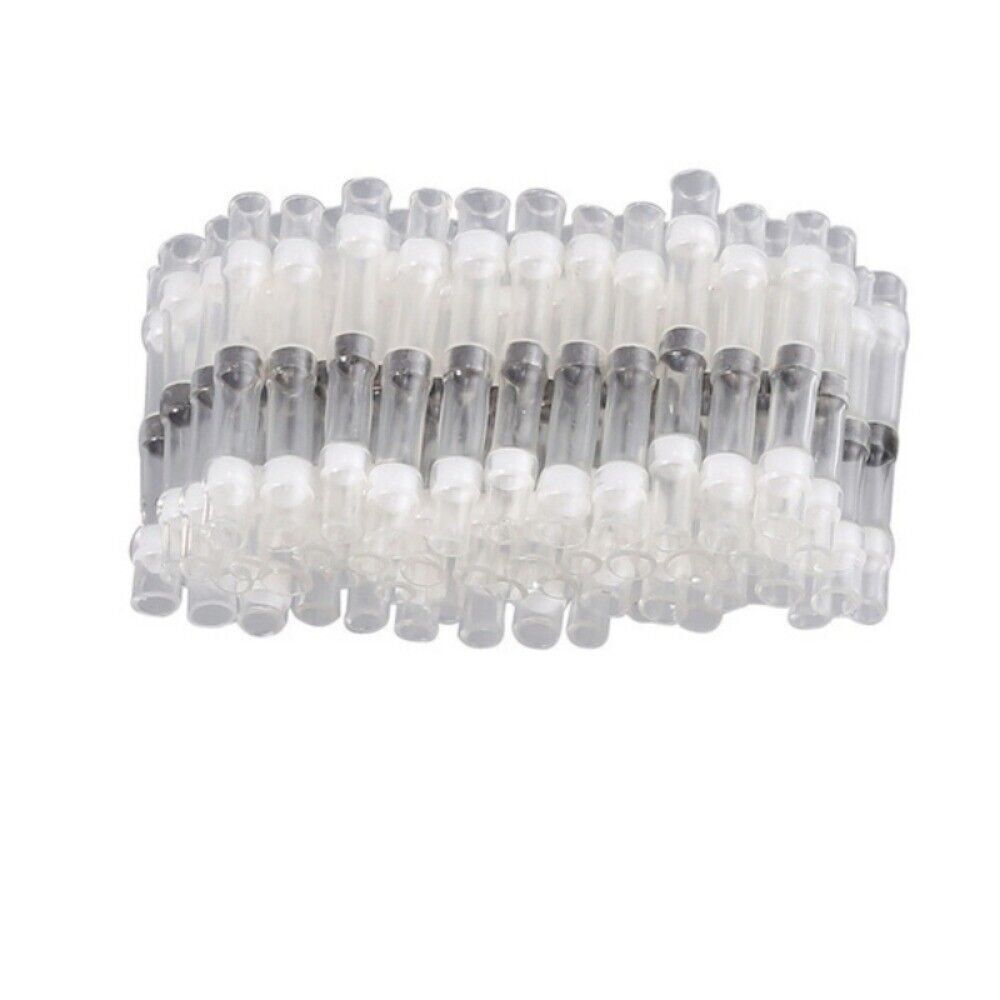 Solder Seal Sleeve Heat Shrink Butt Wire Terminal Connector 26-24AWG 1000-50x