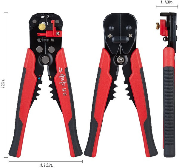 280PCS Insulated Electrical Wire Splice Terminal Spade/Crimp/Ring Connector Kit