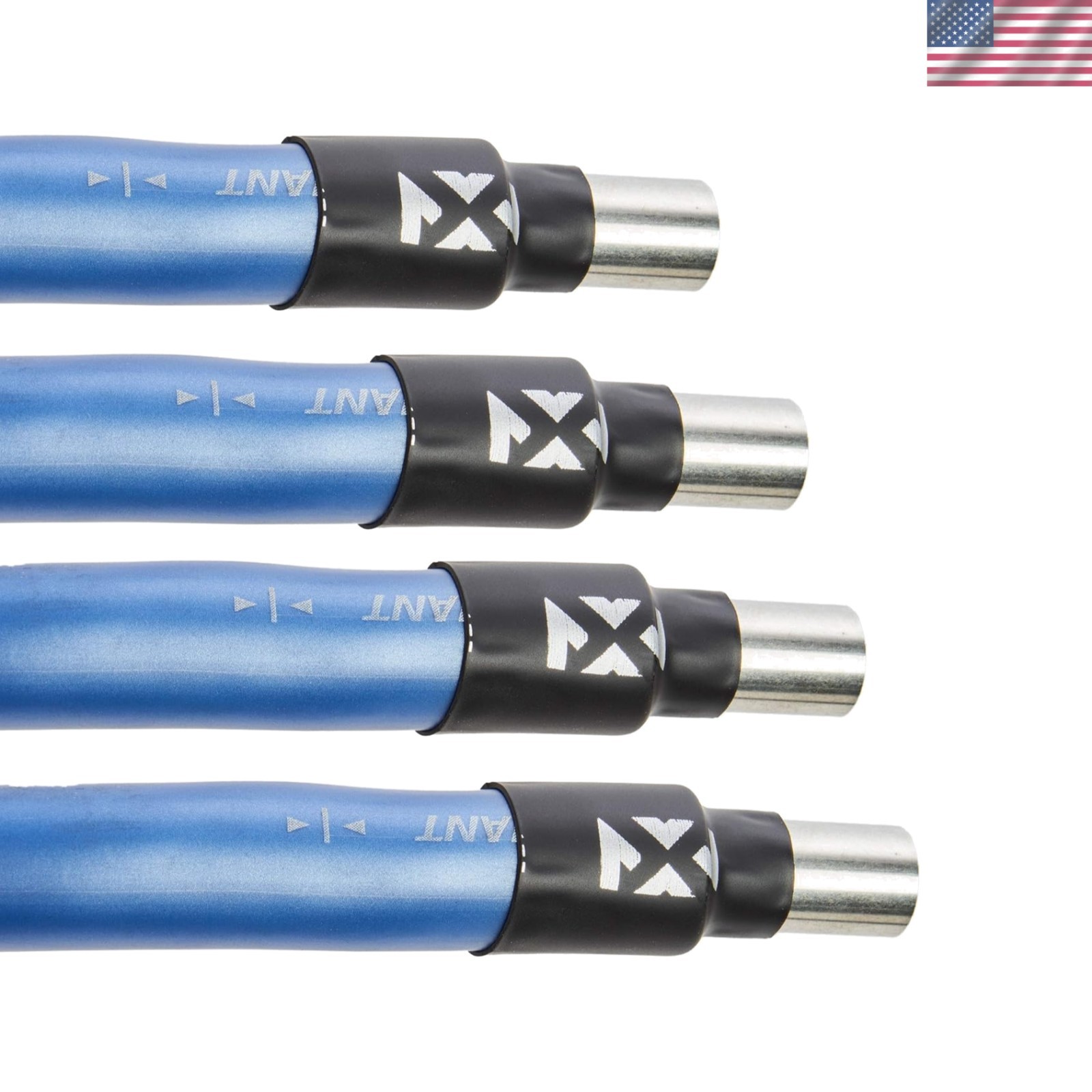 4 Pack of 1/0 AWG Ferrule with Heat Shrink Included for 1/0 Gauge AWG Wires