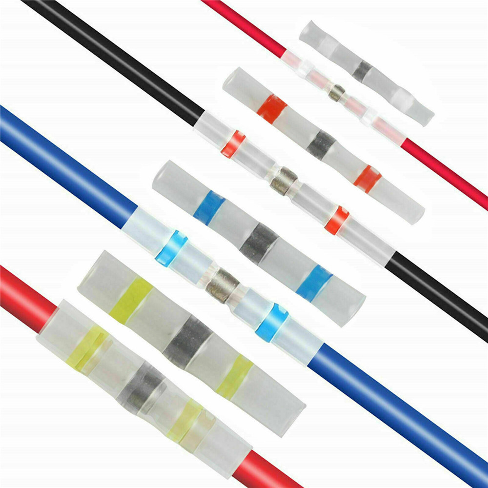 250PCS 26-10AWG Waterproof Insulation Heat Shrink Sleeve Wire Connectors