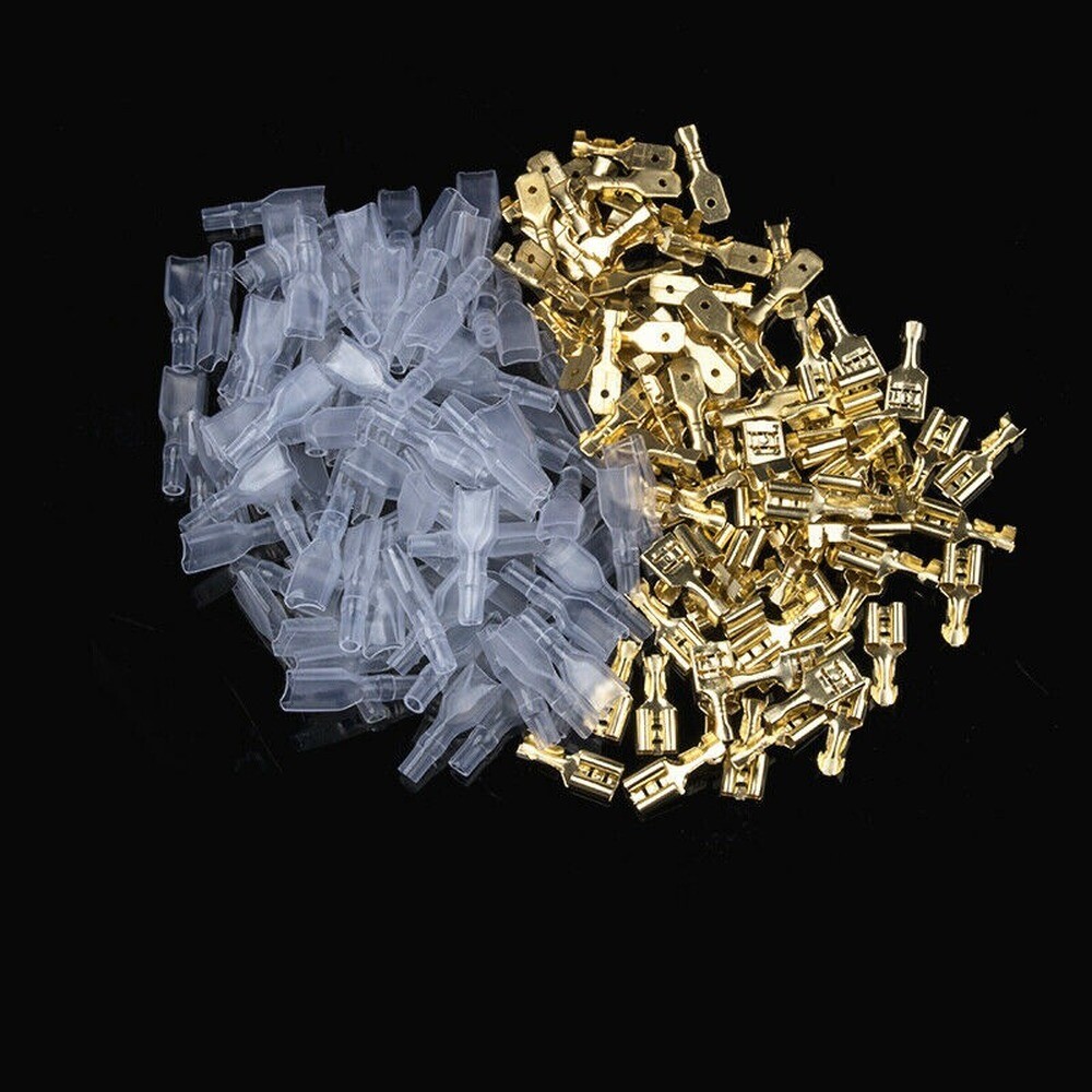 900PCS Electrical Wire Male+Female Spade Crimp Connector Assortment Terminal Kit