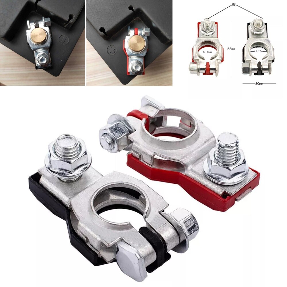 16-18mm Auto Battery Clamp Terminal Connector Top Post for RV Boat Car Accessory
