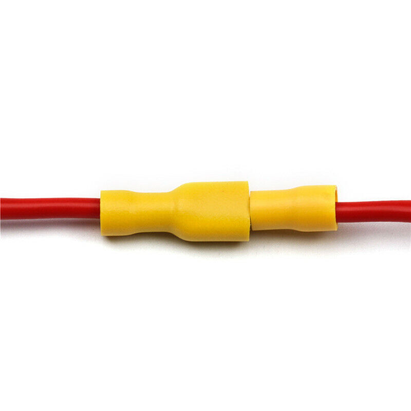 50Pairs Insulated Electrical Male Female Kit Cable Terminal Crimp Connector