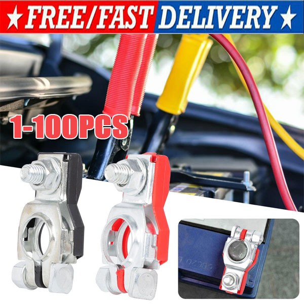 Battery Terminal Connector Top Post Positive Negative Heavy Duty Universal lot