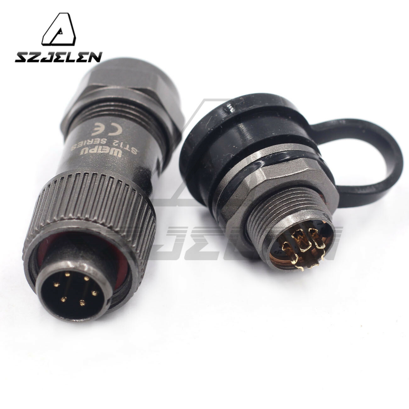 WEIPU ST1210/ST1212 6Pin Waterproof Circular Electrical Connector Male Female 5A