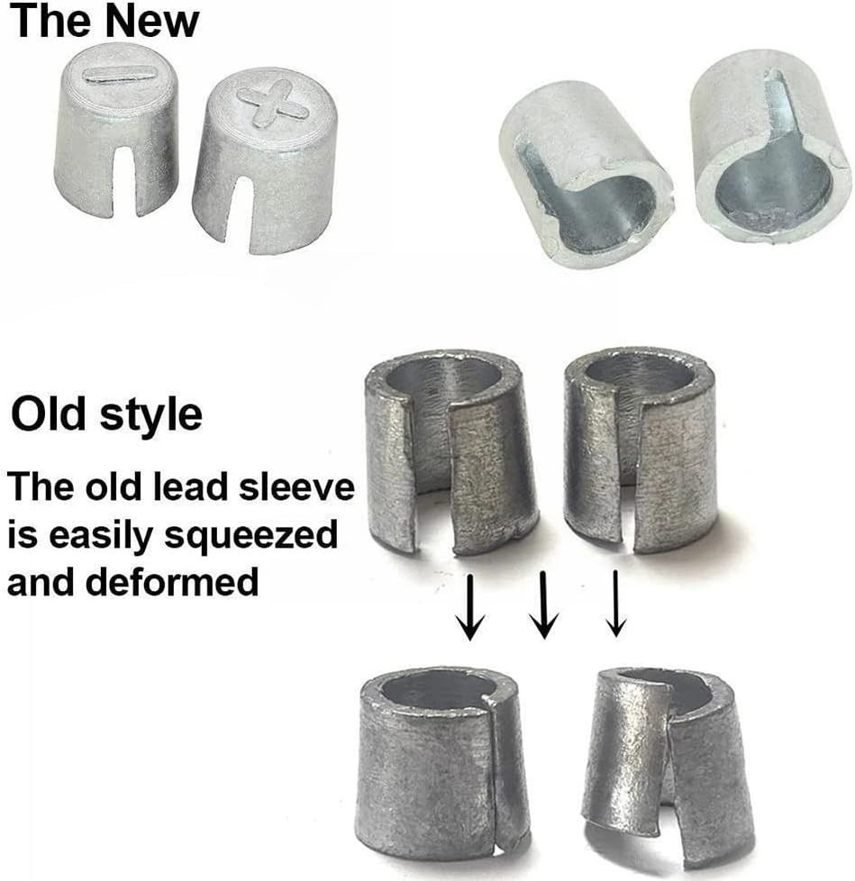 6 Pieces Battery Terminals Post Lead Shims Car Battery Post Caps Adapter Termina