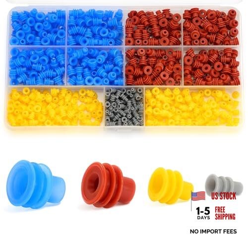 600Pcs Weather Pack Connector Wire Seals, Metric-Pack Seals, 600pcs Wire Seals
