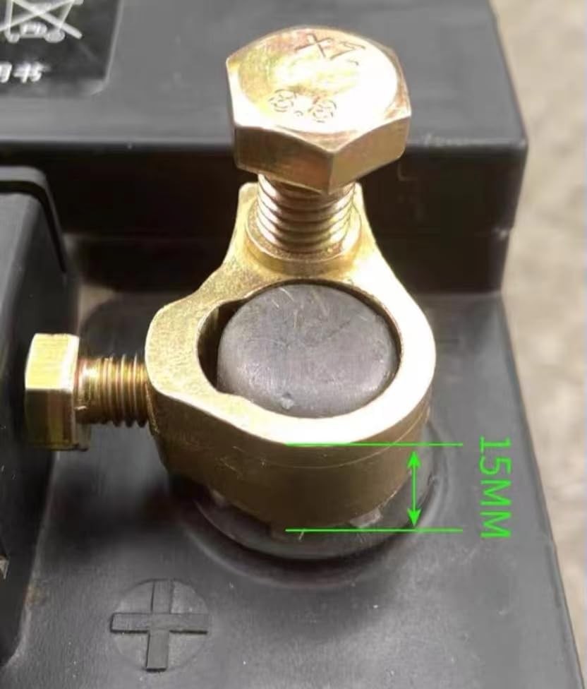 Battery Terminal Connector 1 Pair Pure Copper Heavy Duty Cable End