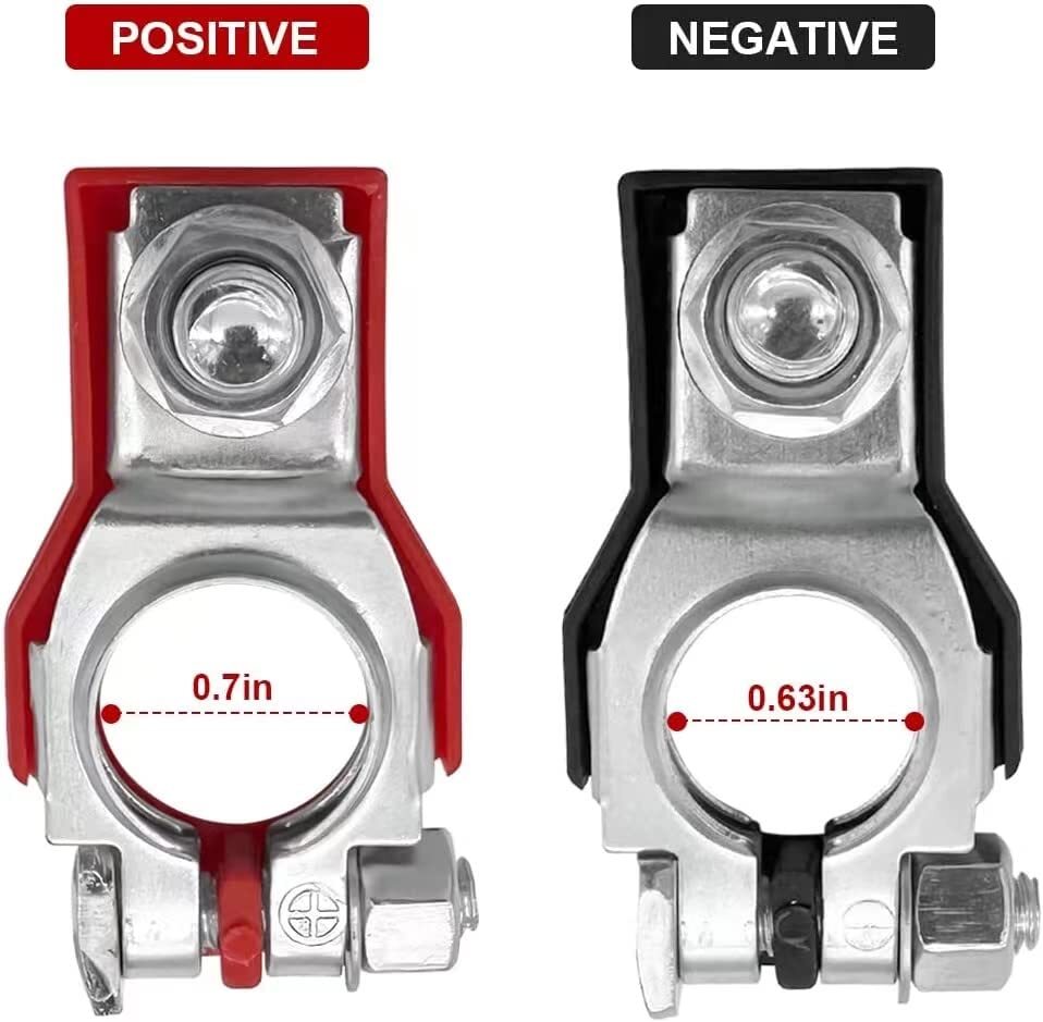 Battery Terminals for Nissan Positive and Negative 1 pair Top Post Batteries …