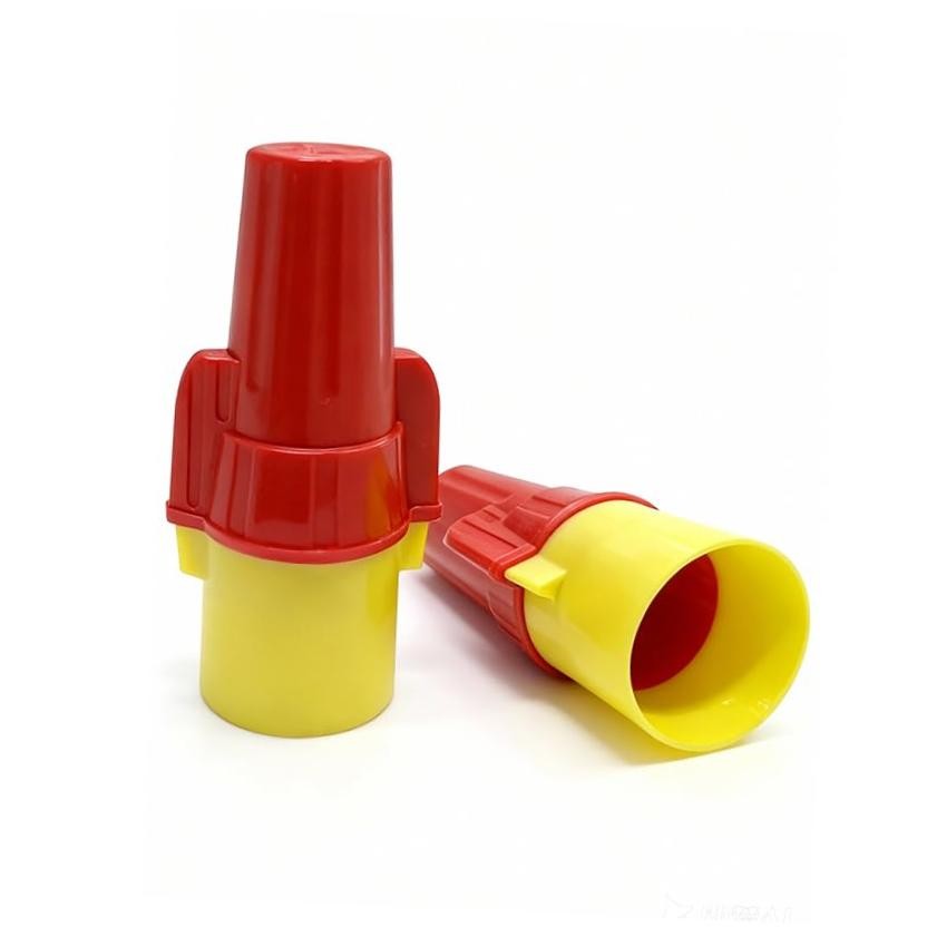 Winged Wire Connectors, Easy Twist-on Screw on Ribbed Cap for dicio_RDYW_500