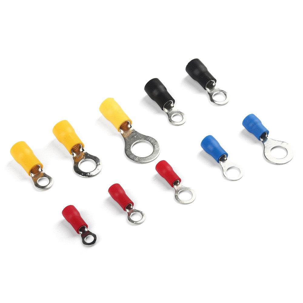 Insulated Electrical Wire Splice Terminal Spade/Crimp/O Ring Connector Kit USA