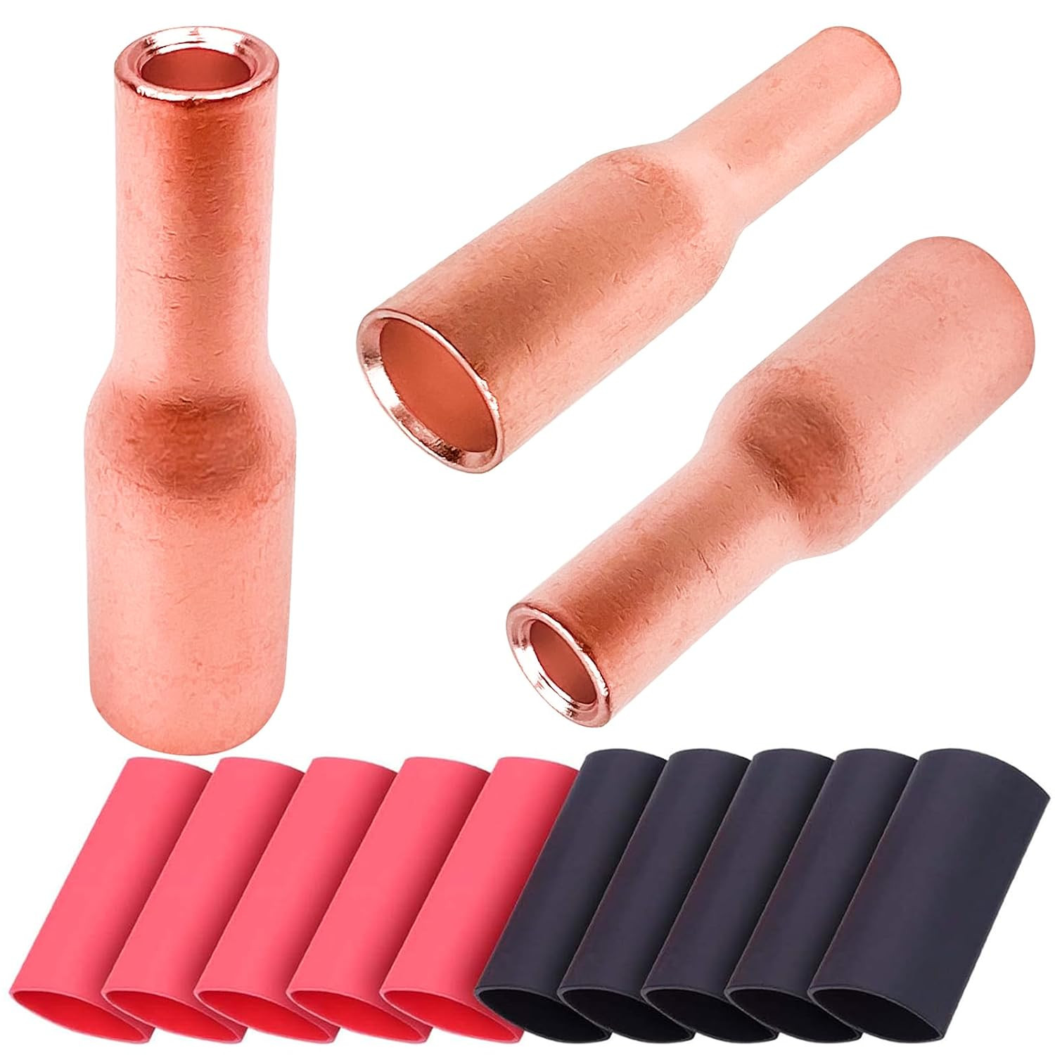 10PCS 6 to 8 Gauge Step down Butt Splice Connectors, 6 to 8 AWG Reducing