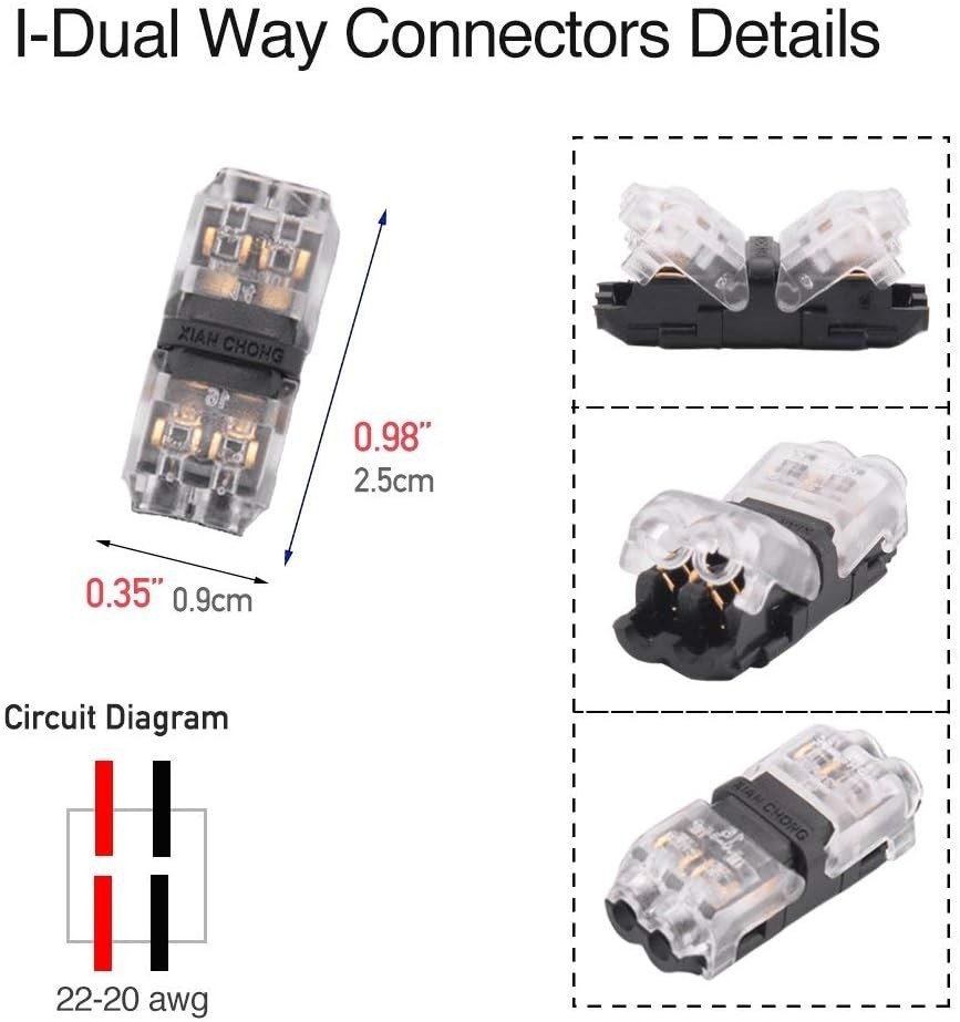 Low Voltage Wire Splicer Connectors – 12 Pcs Compact and Flame Retardant Design