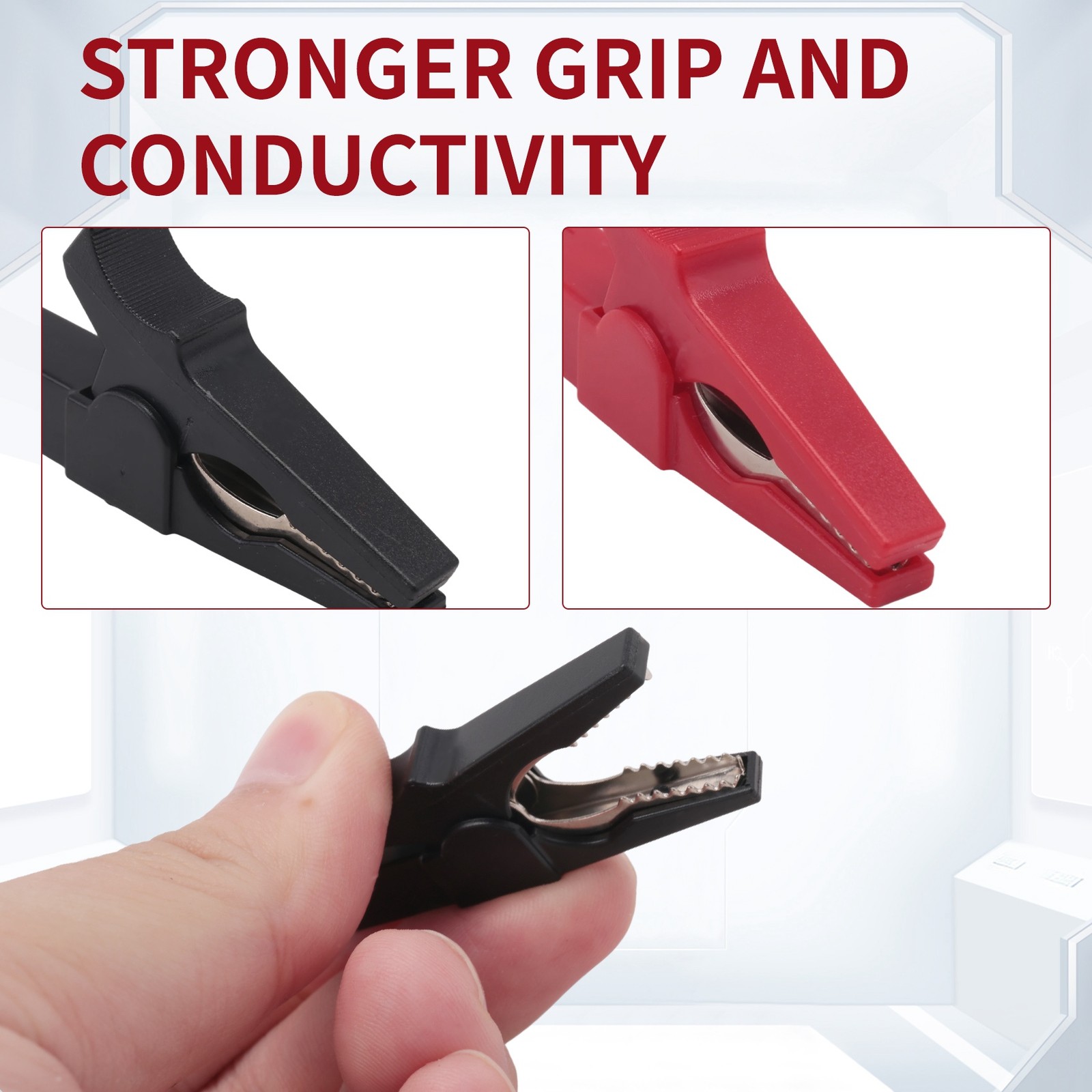 10Pack Clips 1000V 32A Heavy Duty Full Insulated Automotive Car Battery 9064