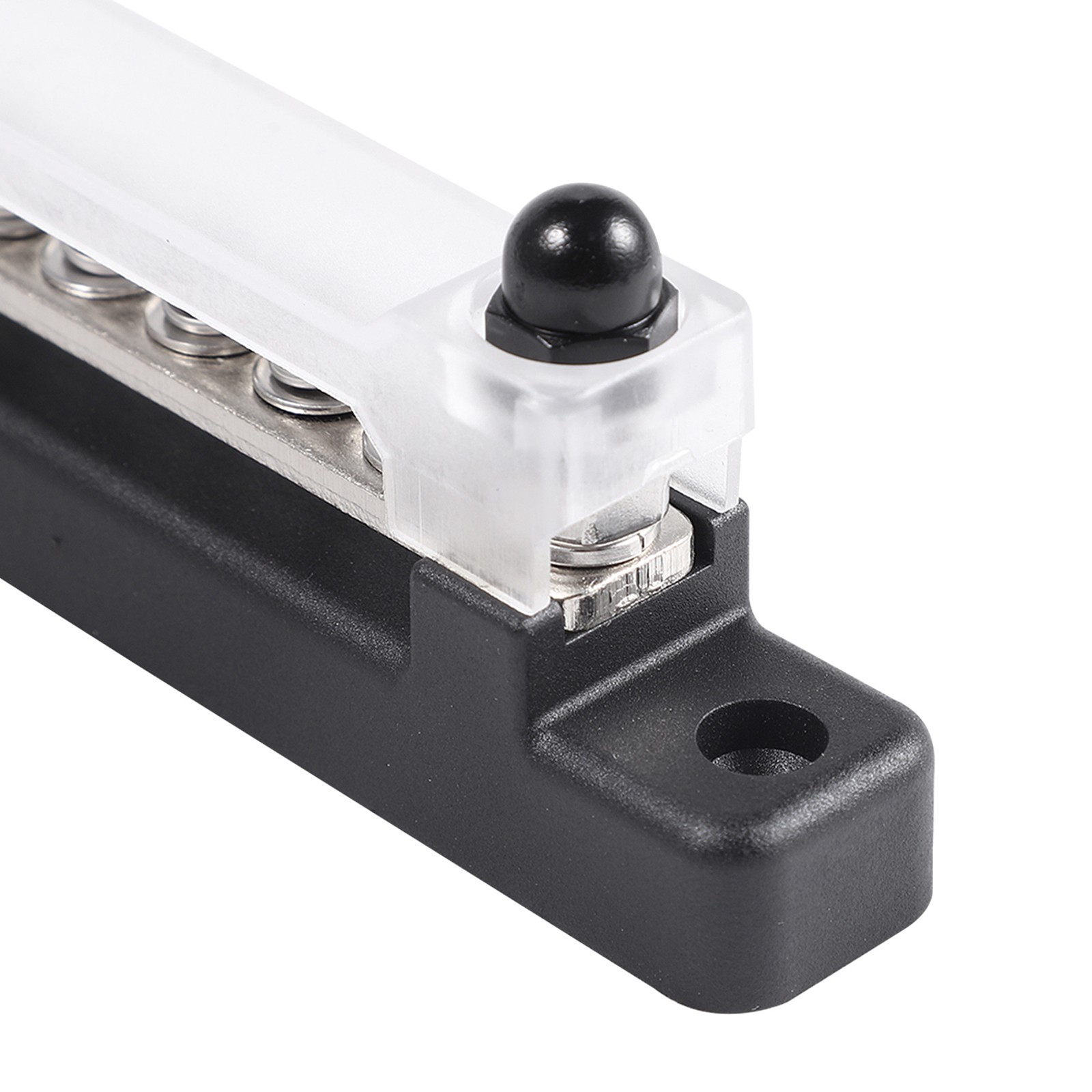 6 Way Blade Fuse Box Block Auto Marine Boat Holder Cover 12V Bus Bar Kit BLK