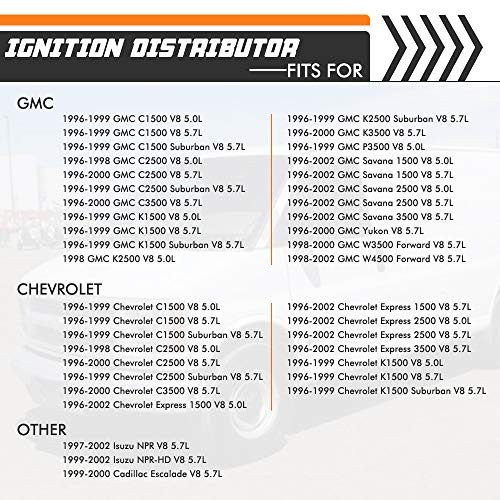 Ignition Distributor Set Brass Terminals 5.0L 5.7L Cap – Brass Terminals