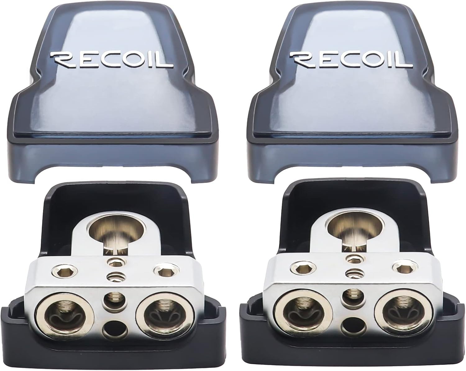 Brass Terminals 2-Pack – 4 Outputs