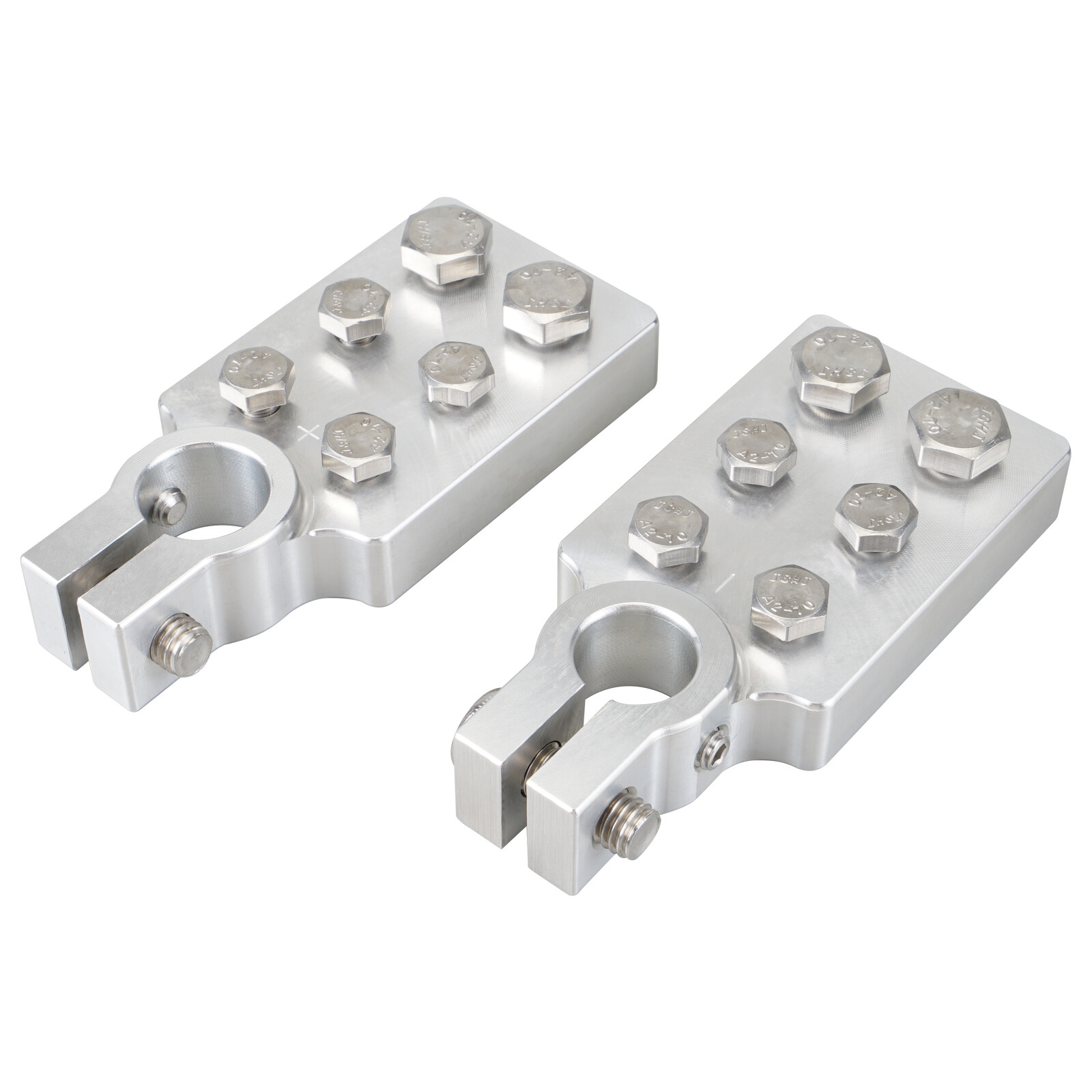 For SAE Post Style Flat Battery Terminal for Audio Modification Light Bar