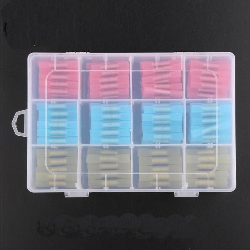 200* PE+Copper Solder Seal Wire Connectors Heat Shrink Butt Electrical Terminal
