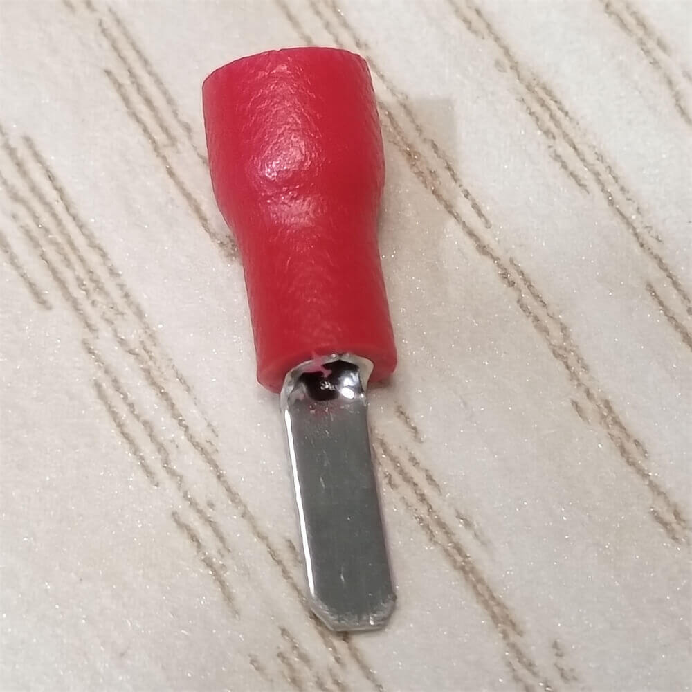 100pcs Male Insulated 2.8mm Spade Terminals 16-22AWG Crimp Wire Connectors