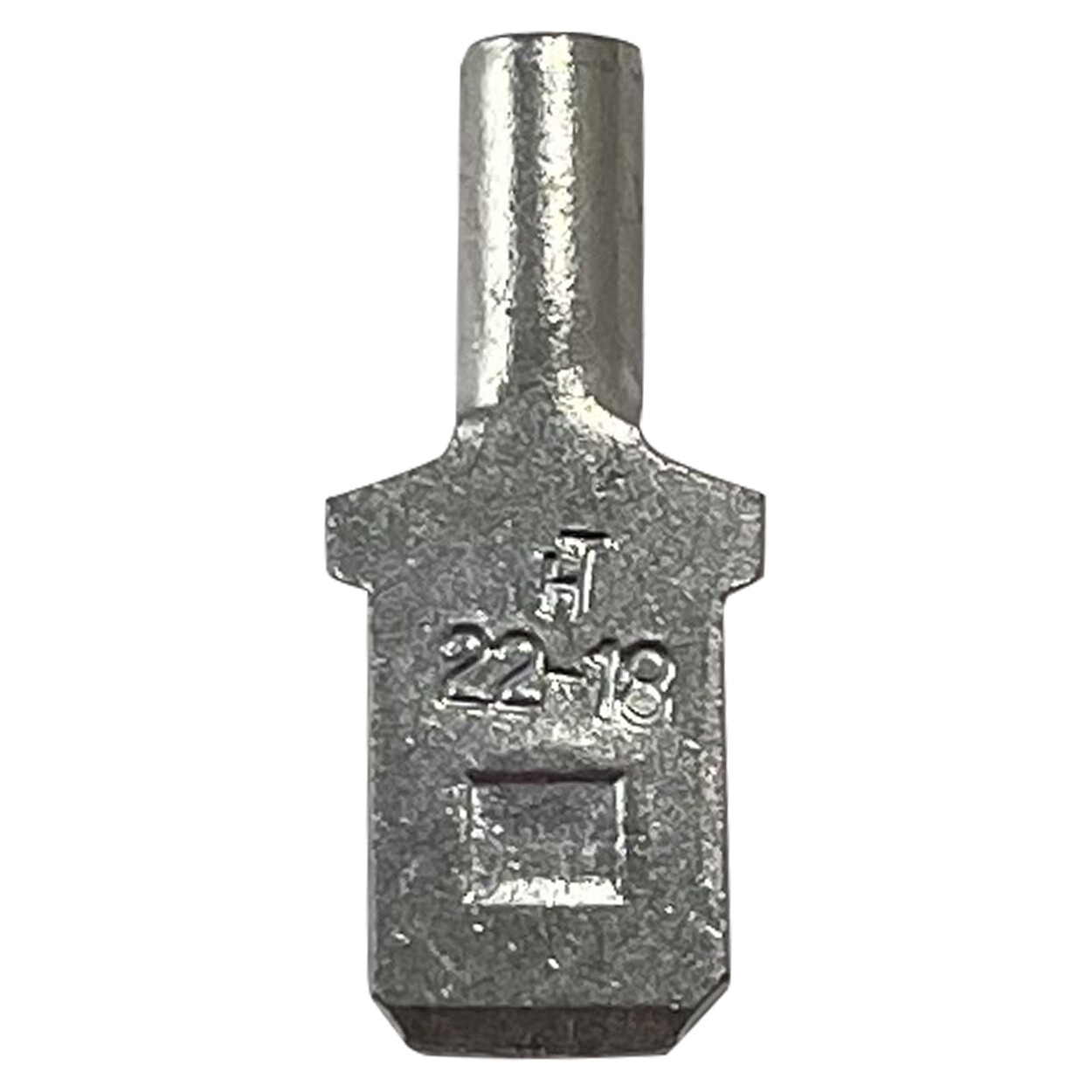 (100) Non Insulated 22-18 AWG Male Quick Disconnect .250 Wire Terminal Connector