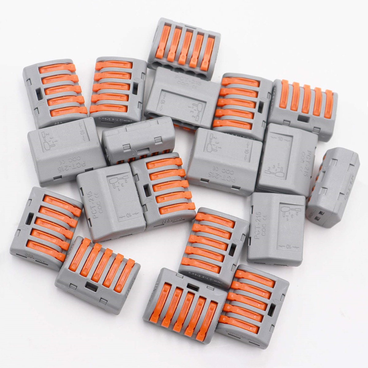 30/320X Lever Wire Nuts Assorted Kit 2/3/5 Port Compact Quick Splicing Connector
