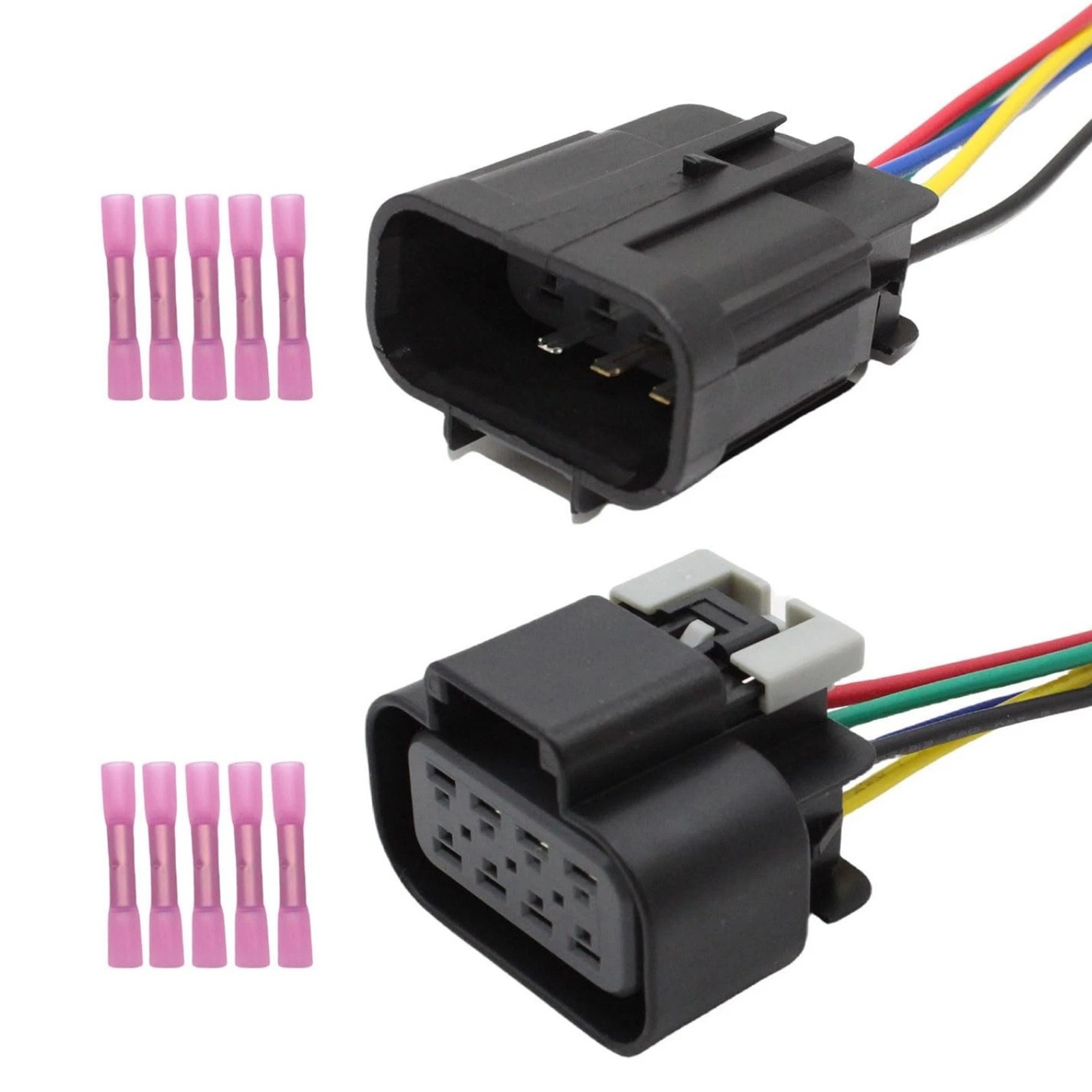 Brand New Male & Female Headlight Connector Harness For Halogen Headlights