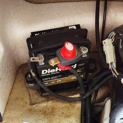 Battery Disconnect Switch 12V – 48V, Marine Battery Switch Side Post Direct
