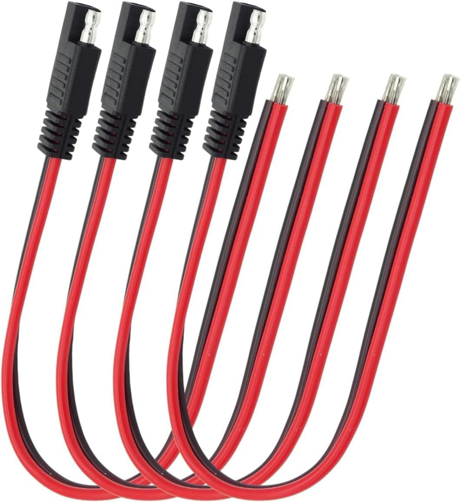 4PCS 1FT 14AWG SAE Connector Quick Disconnect Cable for Automotive Use