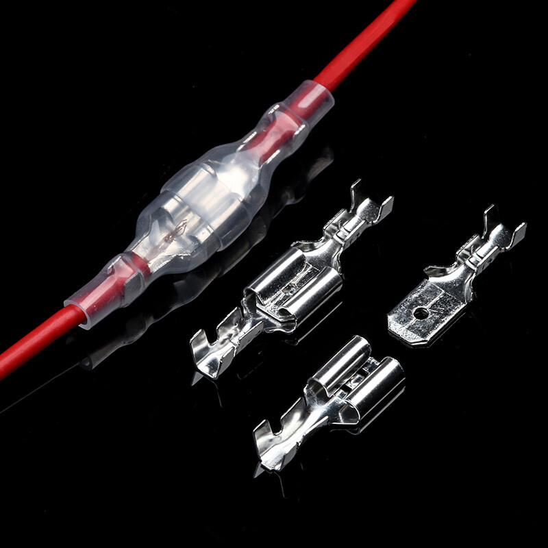 210pcs Assortment Male Female Spade Terminal Kit Electrical Wire Crimp Connector