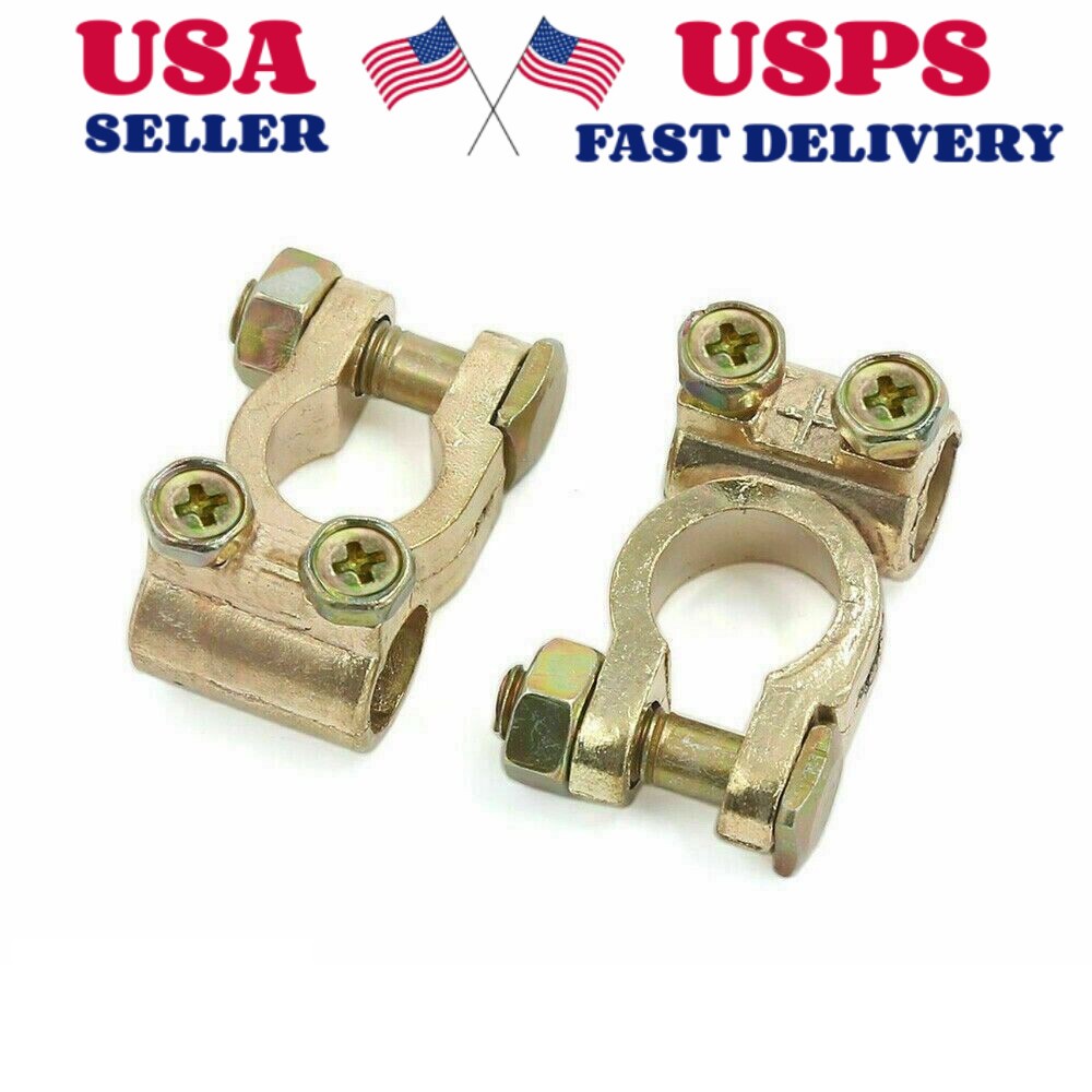 2x 12V Leisure Battery Terminals Connectors Clamps Caravan Van Car Motorhome UK