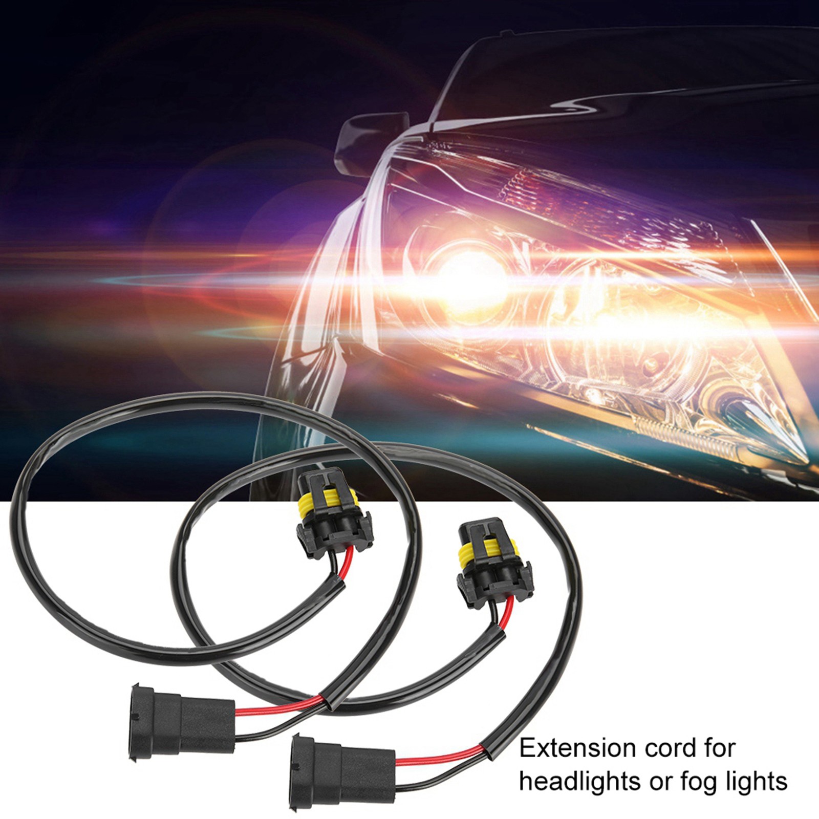 High Efficiency Copper Wire H11 9006 Converter Cable Socket Convenient Fog OTWD