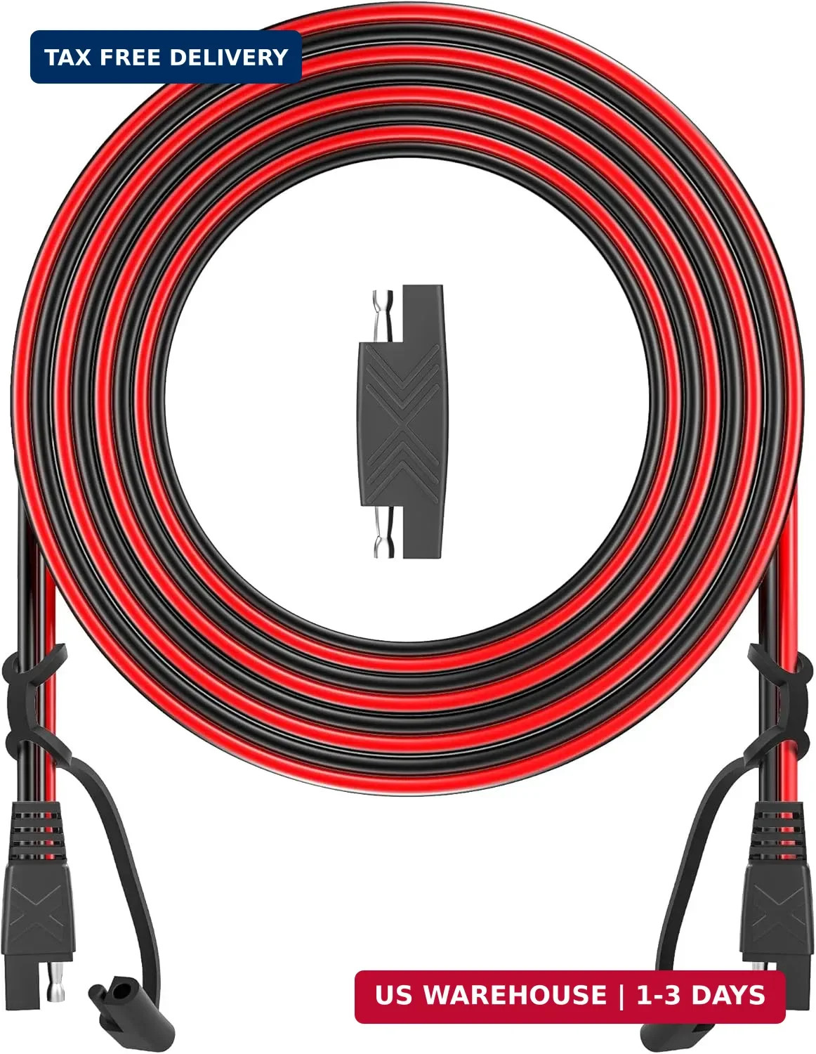 OYMSAE 12Feet SAE to SAE Extension Cable Quick Disconnect Connector 16AWG,for Au