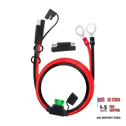 1 Pack 3 FT, SAE to O Ring Terminal Harness with 12 AWG 1 Pack – 12AWG (3 FT)