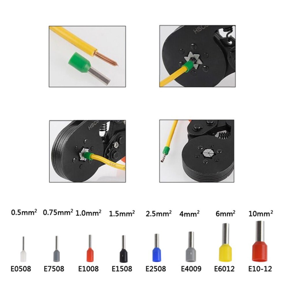 1200PCS Connectors Cord Wire Crimp Cable Pin End Bootlace Ferrule Terminals Kit