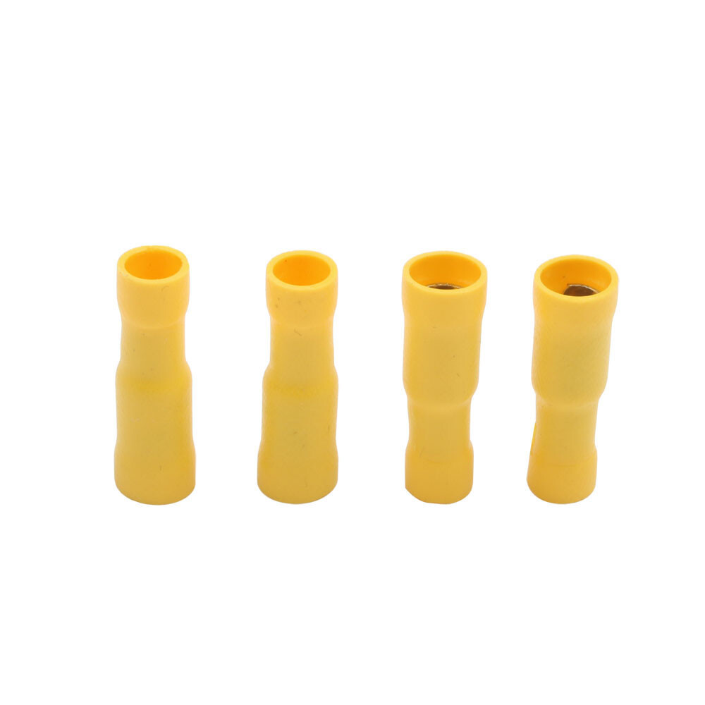 100PCS Insulated Bullet Crimp Wire Male/Female Connectors Splice Terminals Kit
