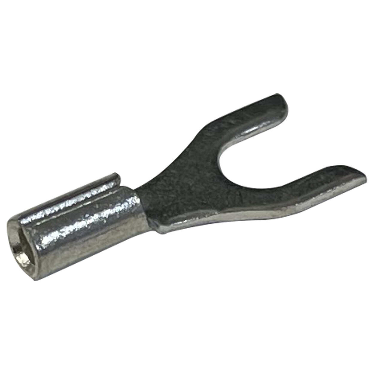 100 Pcs Non-Insulated Spade Connector 22-18 Gauge #8 Fork Wire Connector – USA