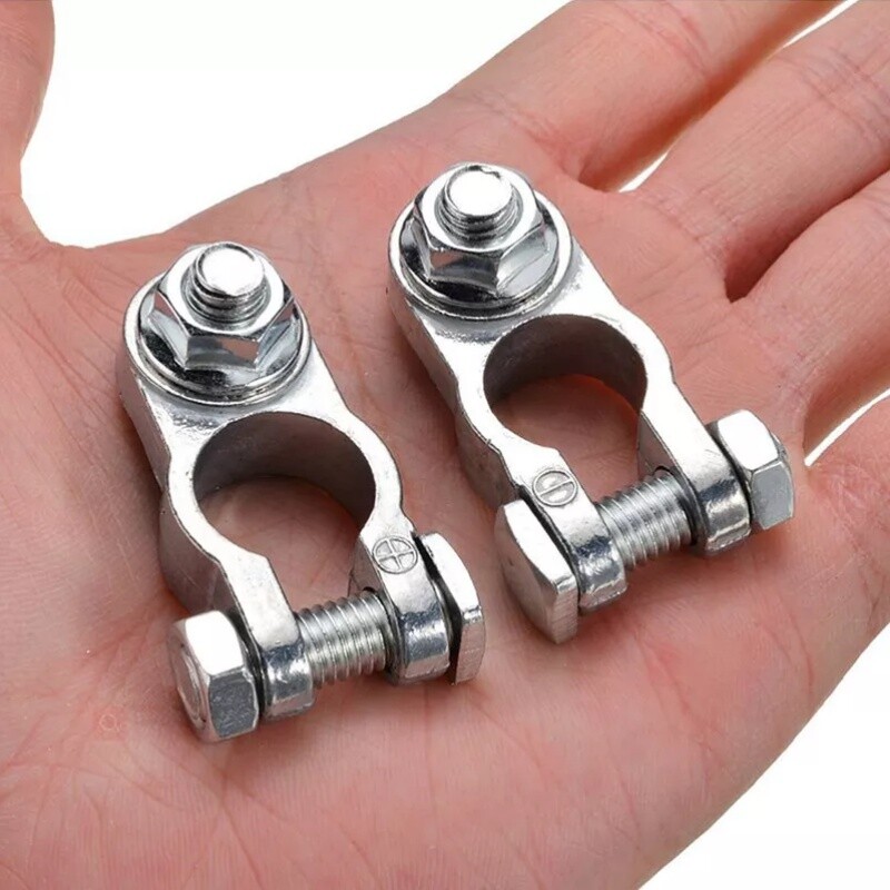 16-18mm Car Battery Connector Terminal Clamp Clips Zinc Pile Head For Truck Boat
