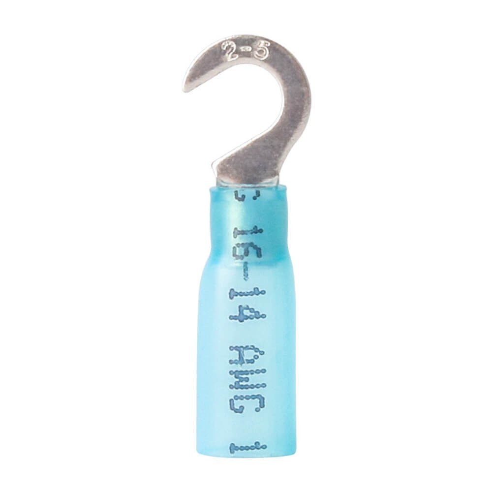 10/100pcs Heat Shrink Electrical Wire Connectors 10-22AWG Hook Crimp Terminal US